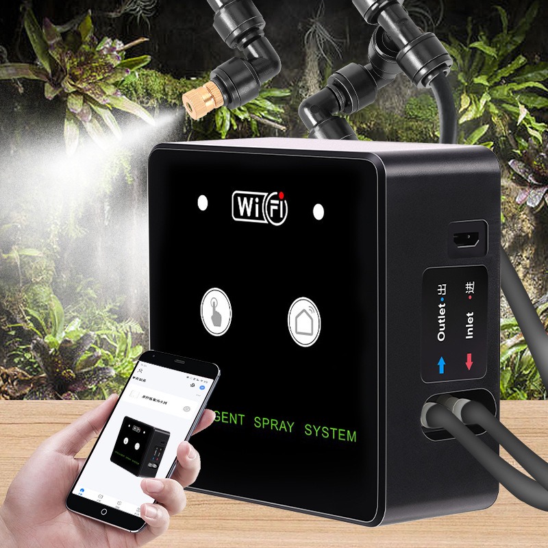 Automatic Plant Waterer - Rainforest Sprayer WiFi Control Automatic Mist