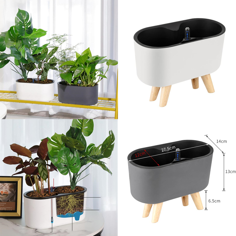 Automatic Plant Waterer - Indoor Plant With Indicator Wooden Leg