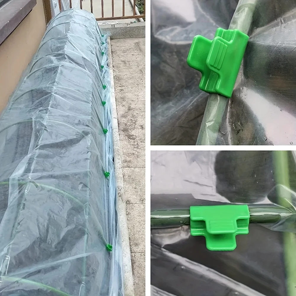 50pcs Durable Greenhouse Clamp - Gardening Tools Essential 评论和价格