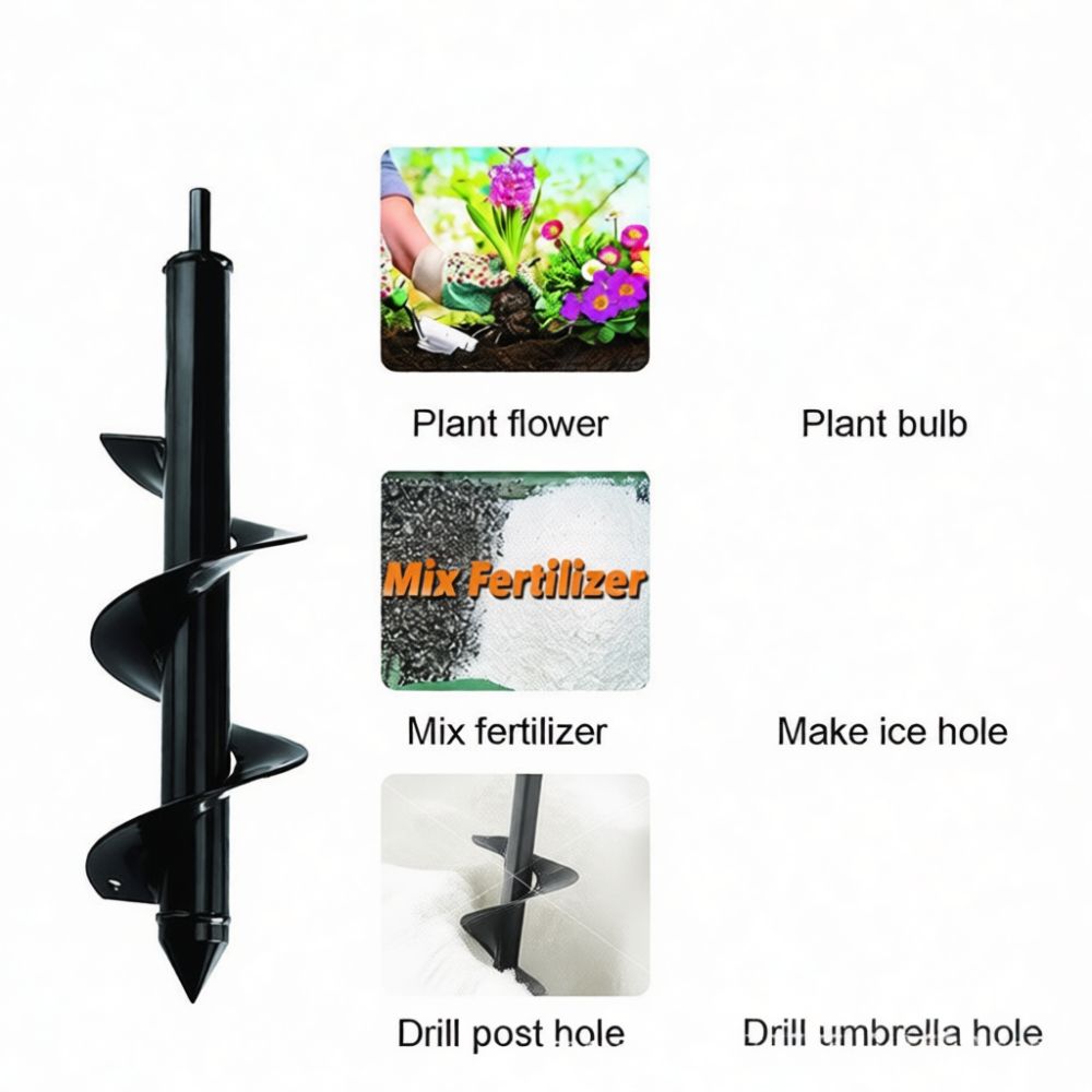 Spiral Drill Accessory Garden  - Gardening Tools Vegetables 评论和价格