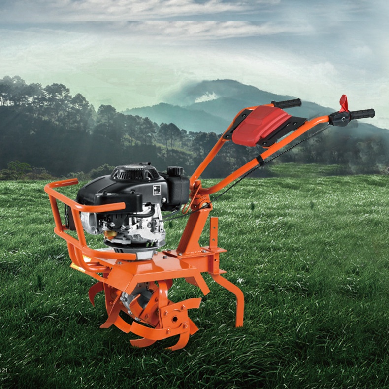 High-Power Micro Tiller Double - Gardening Tools Vegetables 评论和价格