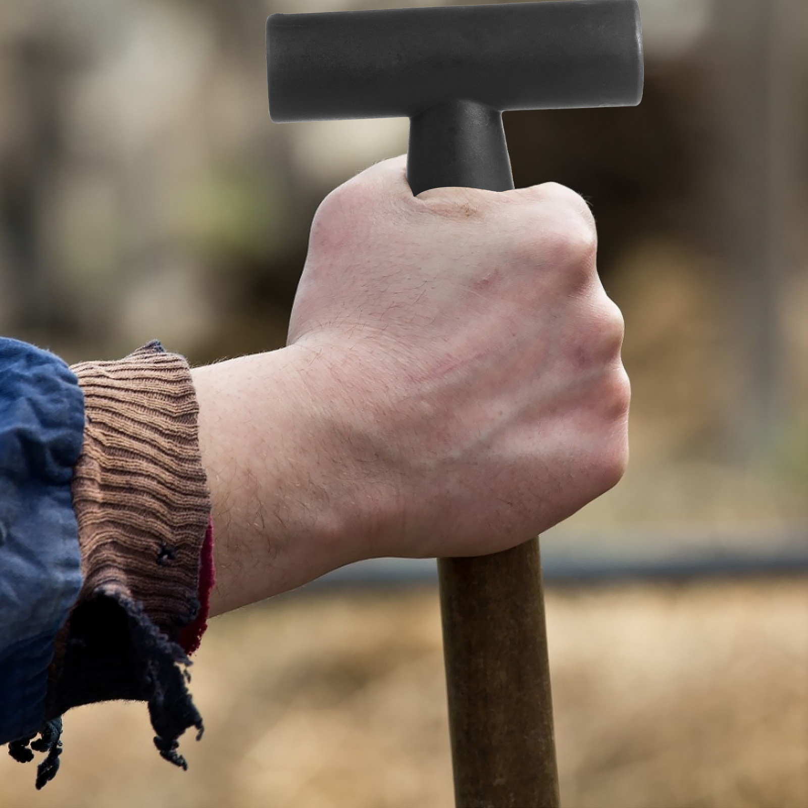 2Pcs T-Design Shovel Handle Re - Spade Digging Fork 评论和价格