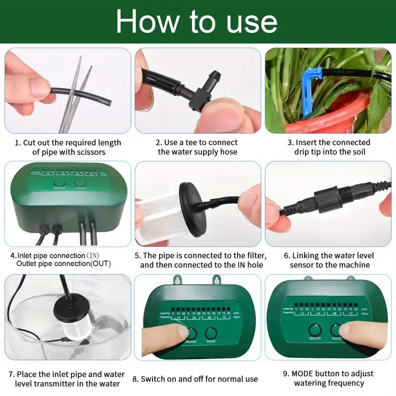 Solar Intelligent Irrigation K - Automatic Plant Waterer 评论和价格